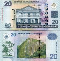 *20 Dolárov Surinam 2012, P164b UNC - Kliknutím na obrázok zatvorte -